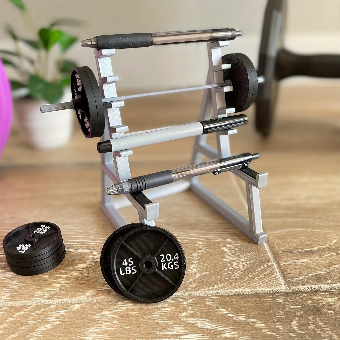 Gym themed Desk Pen Holder