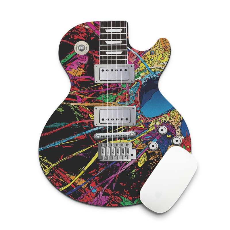 Stylish Guitar Mouse Pad with Ultra-Smooth Surface