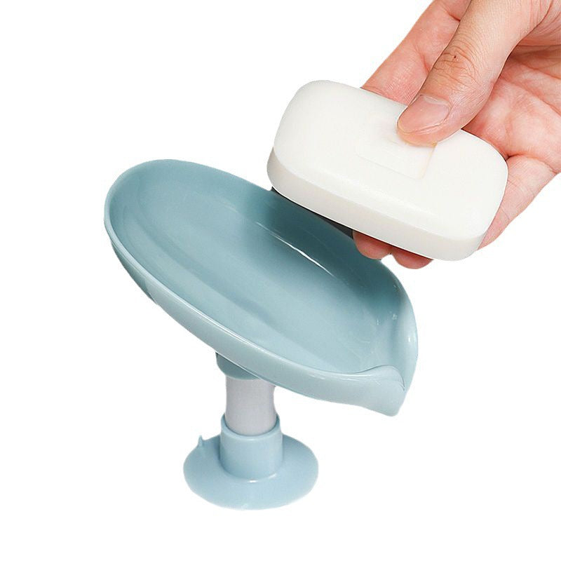 Elegant Leaf Shaped Soap holder box with drainage