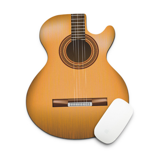 Stylish Guitar Mouse Pad with Ultra-Smooth Surface