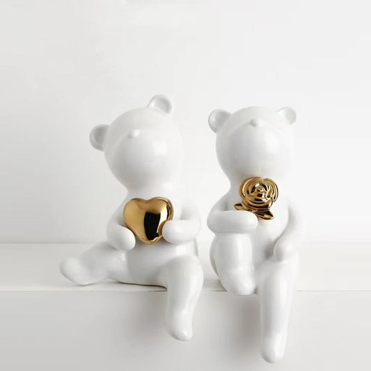 Adorable Bear Decor for a Charming Aesthetic Living Room